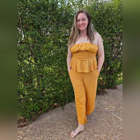 Two Piece Summer Set w/ High Waist and a Crop Top - Y2K Style - Various Sizes - Picture 6 of 7